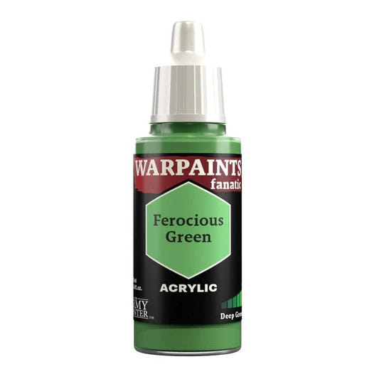 Army Painter Warpaints Fanatic Ferocious Green 18ml dropper bottle