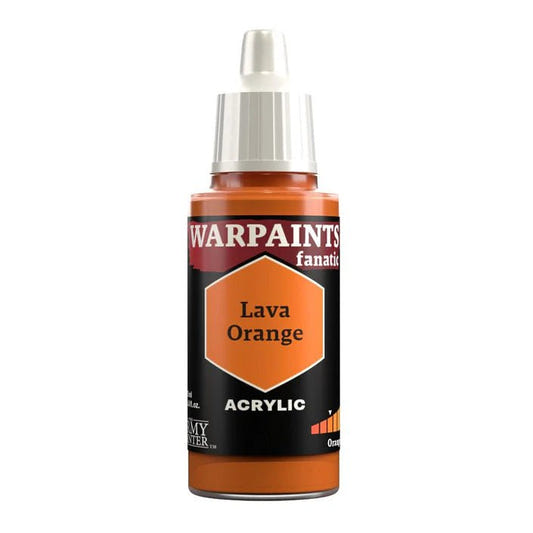 Army Painter Warpaints Fanatic Lava Orange 18ml dropper bottle