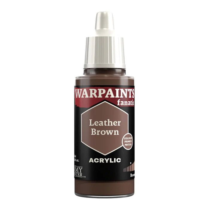 Army Painter Warpaints Fanatic Leather Brown 18ml dropper bottle