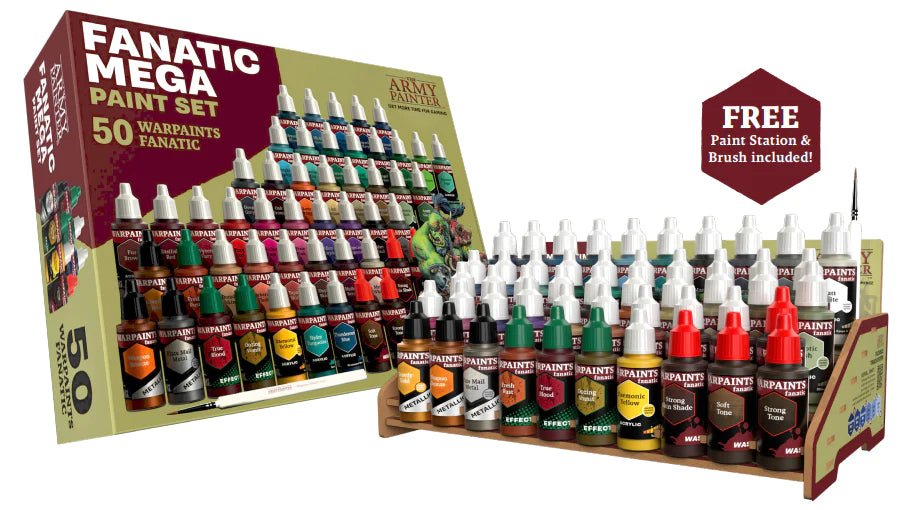 Army Painter Warpaints Fanatic Mega Paint Set - Loaded Dice