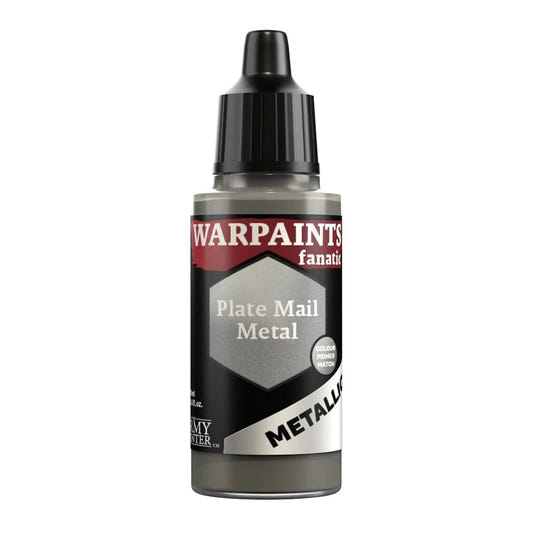 Army Painter Warpaints Fanatic Metallic Plate Mail Metal 18ml dropper bottle