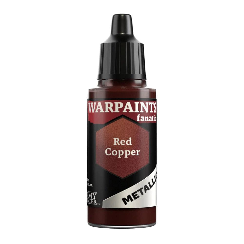 Army Painter Warpaints Fanatic Metallic Red Copper 18ml acrylic paint dropper bottle