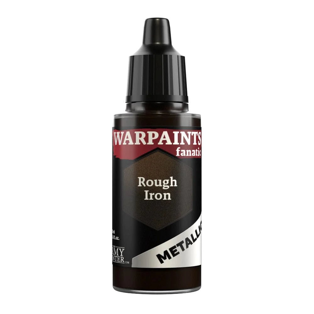 Army Painter Warpaints Fanatic Metallic Rough Iron 18ml dropper bottle