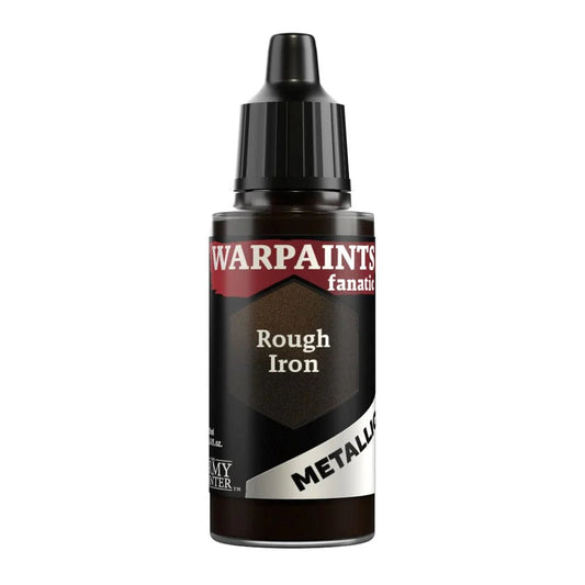 Army Painter Warpaints Fanatic Metallic Rough Iron 18ml dropper bottle
