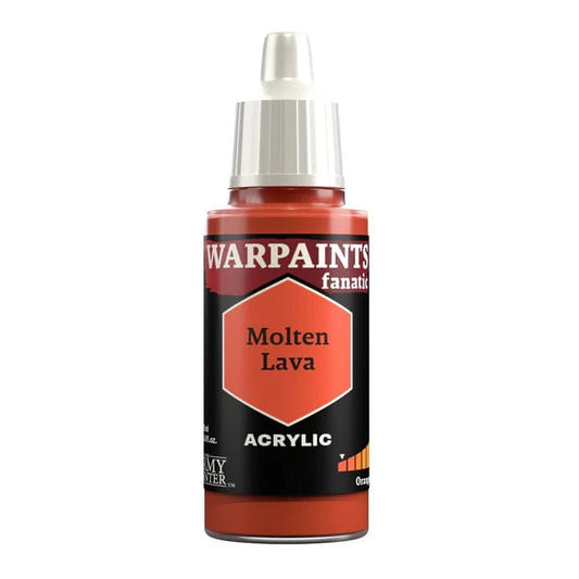 Army Painter Warpaints Fanatic Molten Lava 18ml dropper bottle