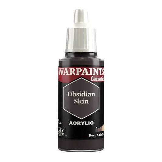 Army Painter Warpaints Fanatic Obsidian Skin 18ml dropper bottle