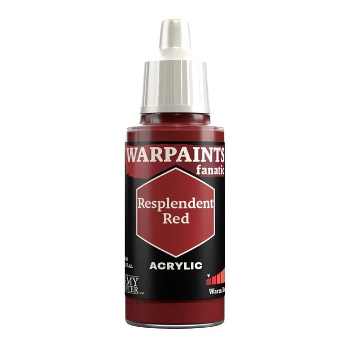 Army Painter Warpaints Fanatic Resplendent Red 18ml dropper bottle