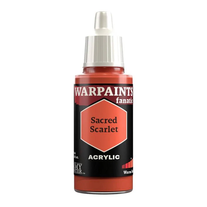 Army Painter Warpaints Fanatic Sacred Scarlet 18ml dropper bottle