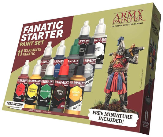 Army Painter Warpaints Fanatic Warpaints Fanatic Starter Set 18ml dropper bottle