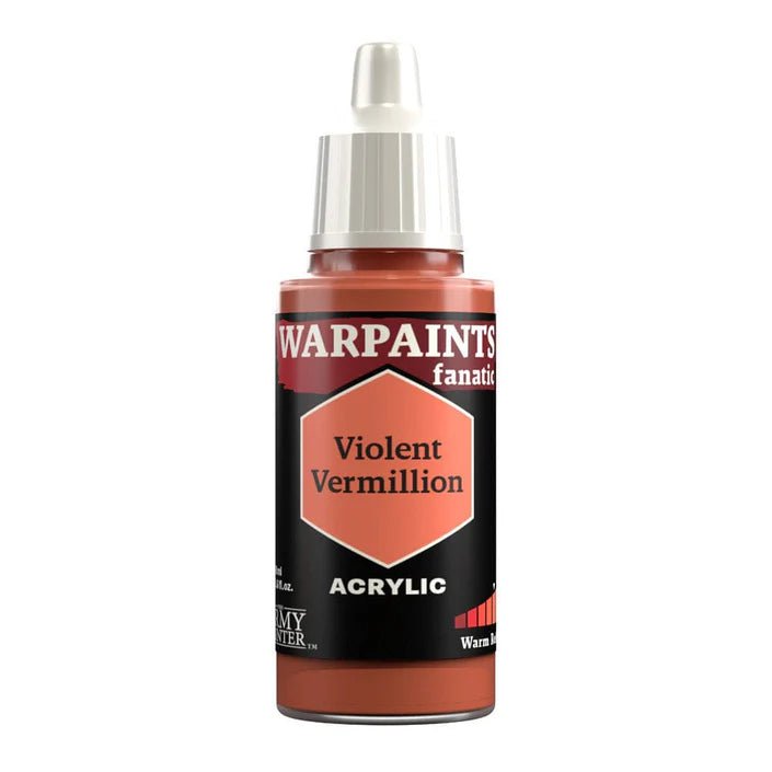 Army Painter Warpaints Fanatic Violent Vermilion 18ml dropper bottle