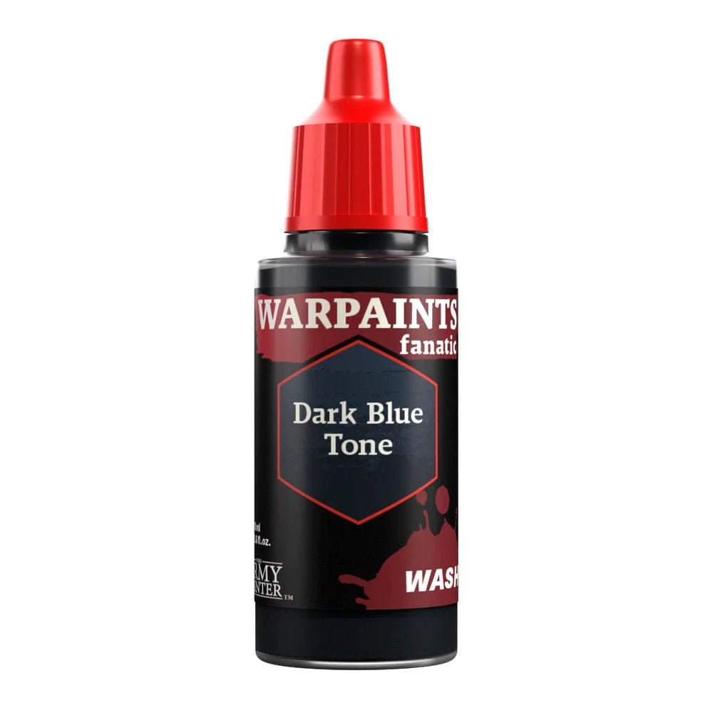 Army Painter Warpaints Fanatic Warpaints Fanatic Wash: Dark Blue Tone 18ml dropper bottle