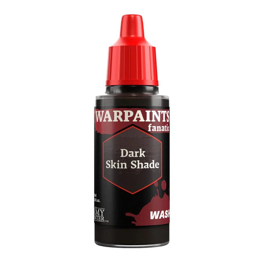 Army Painter Warpaints Fanatic Warpaints Fanatic Wash: Dark Skin Shade 18ml dropper bottle