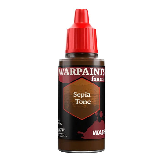 Army Painter Warpaints Fanatic Warpaints Fanatic Wash: Sepia Tone 18ml dropper bottle