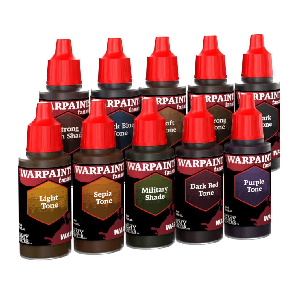 Army Painter Warpaints Fanatic Washes Paint Set - Loaded Dice