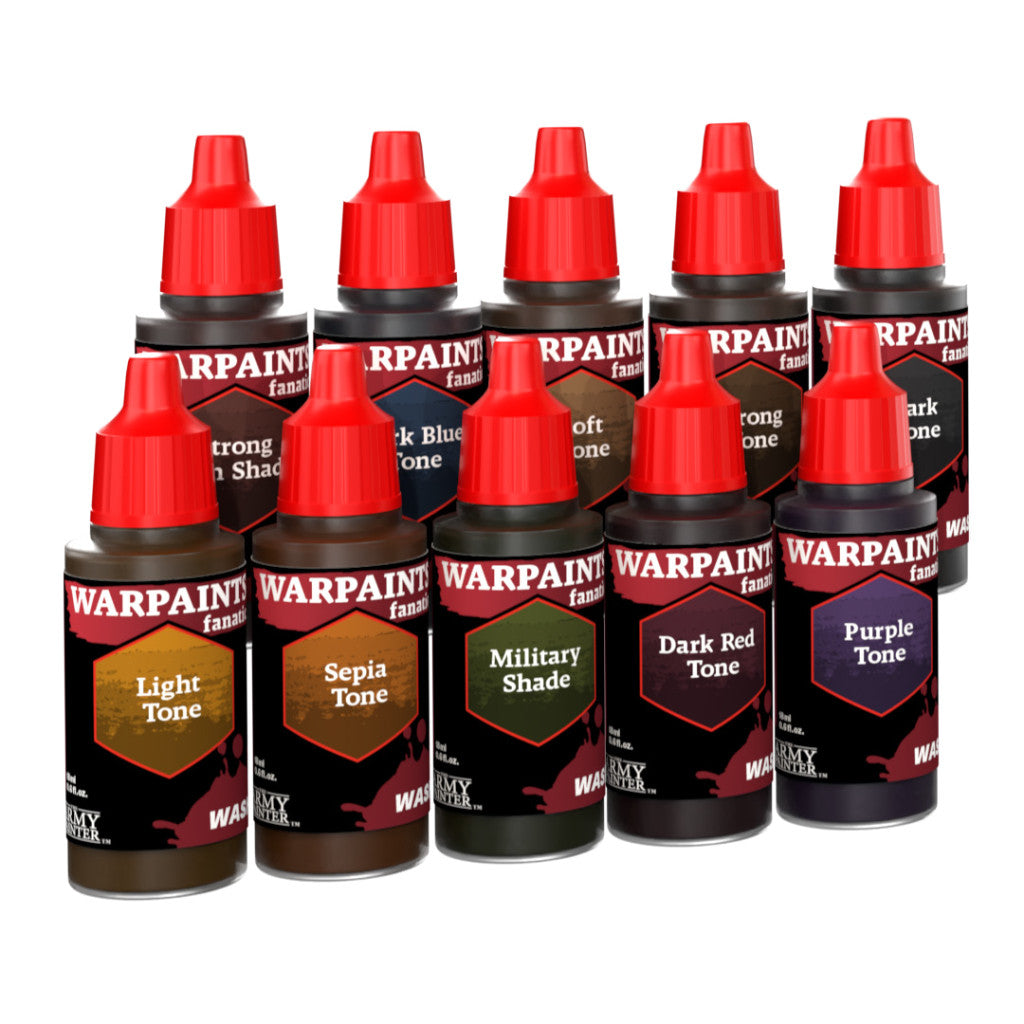 Army Painter Warpaints Fanatic Washes Paint Set - Release Date April  2024 - Loaded Dice Barry Vale of Glamorgan CF64 3HD