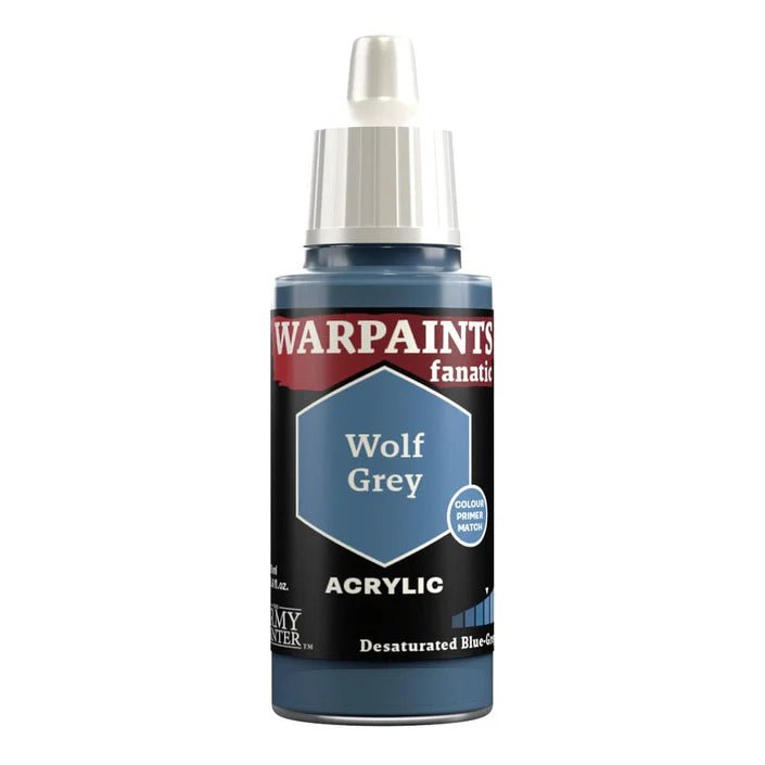 Army Painter Warpaints Fanatic Wolf Grey 18ml dropper bottle