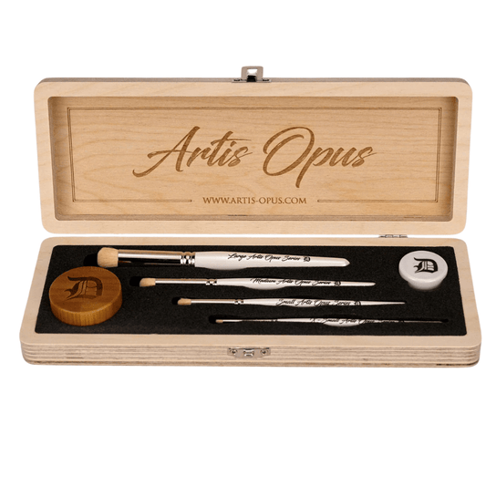Artis Opus Artis Opus - Series D - DryBrush Set kolinsky sable miniature painting brush