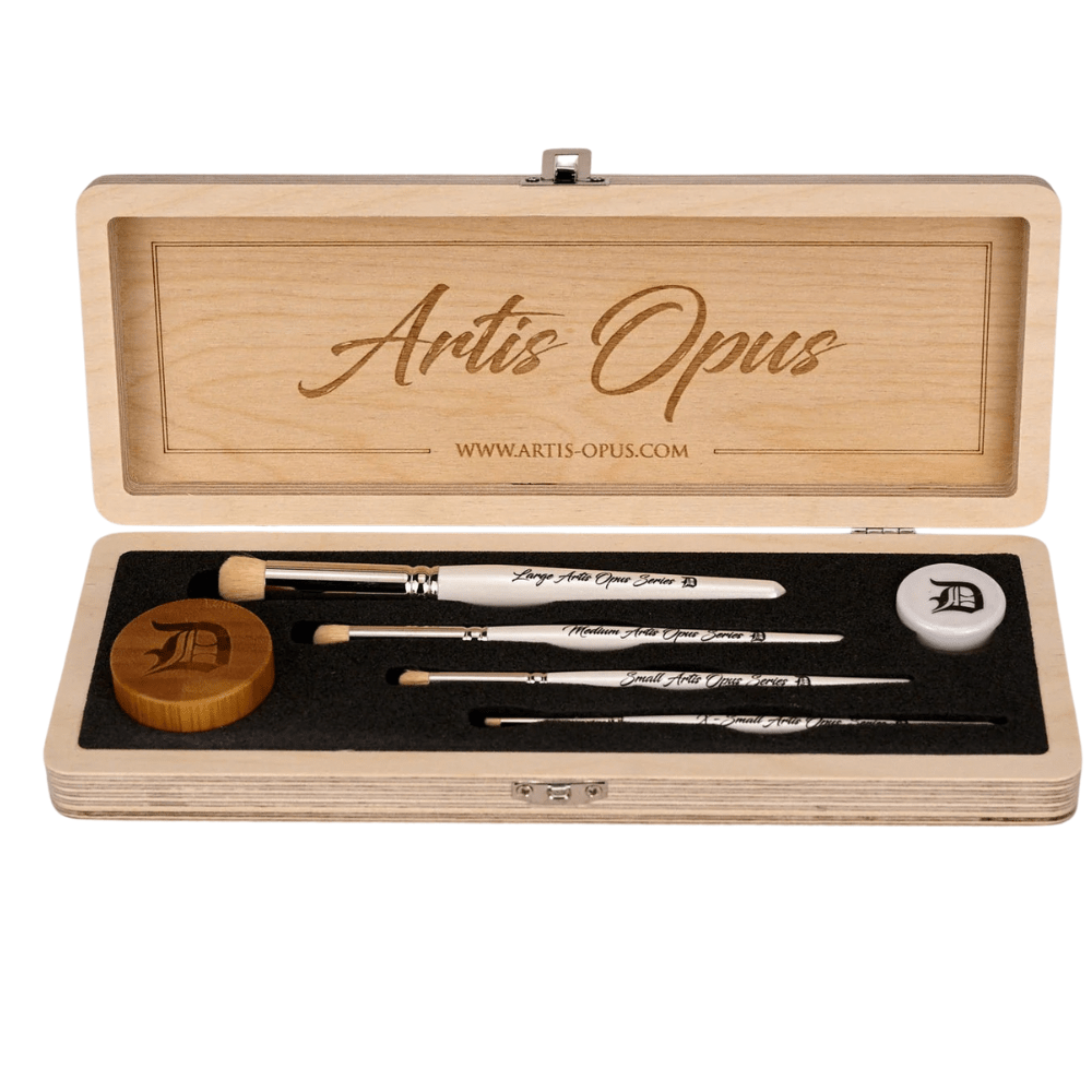 Artis Opus Artis Opus - Series D - DryBrush Set kolinsky sable miniature painting brush