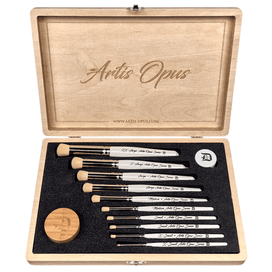 Artis Opus Artis Opus - Series D-Plus Complete 10-Brush Set kolinsky sable miniature painting brush