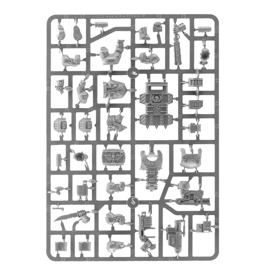 Astra Militarum: Bullgryns sprue contents - Loaded Dice