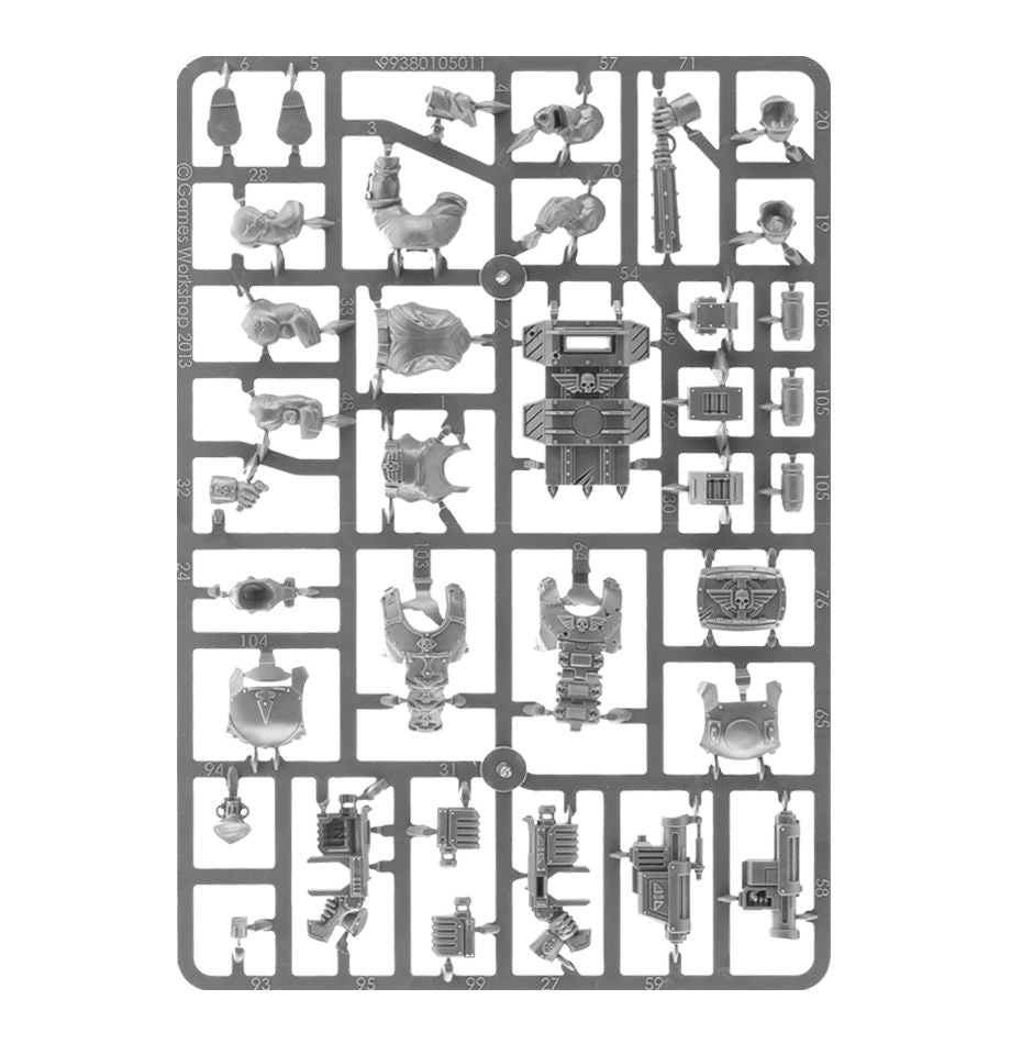 Astra Militarum: Bullgryns sprue contents - Loaded Dice