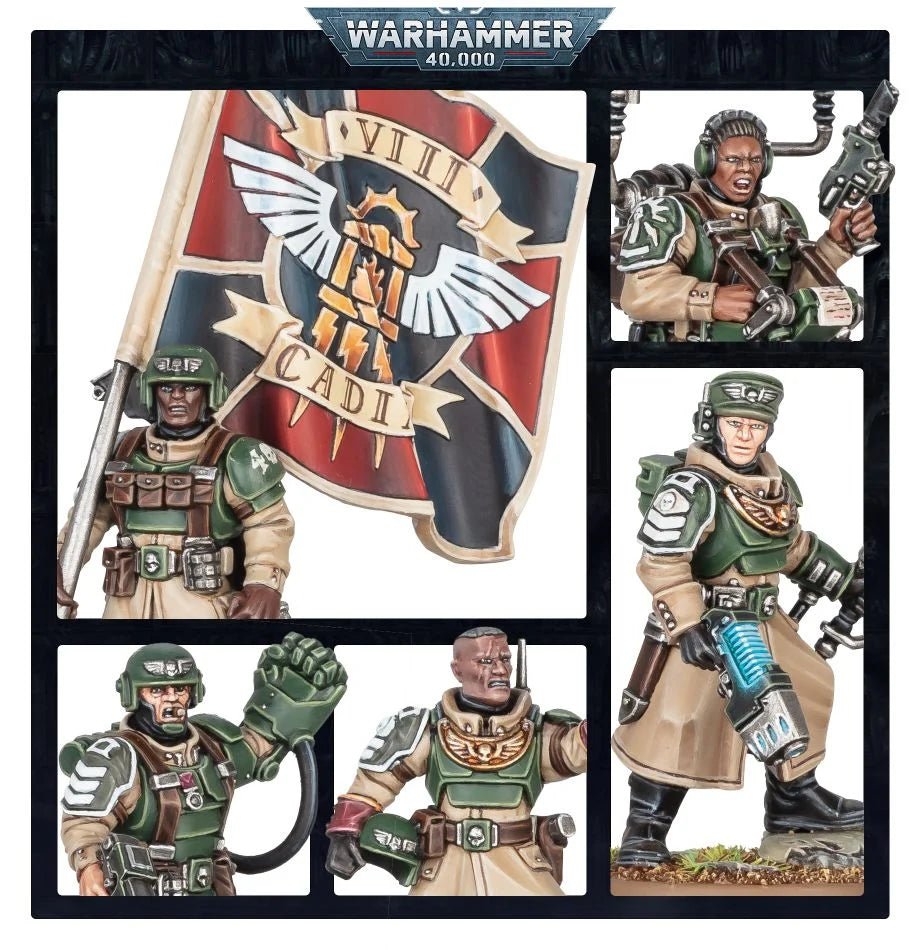 Astra Militarum: Cadian Command Squad - Loaded Dice