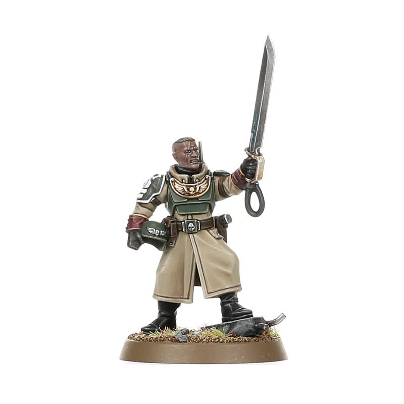 Astra Militarum: Cadian Command Squad painted miniature - Loaded Dice