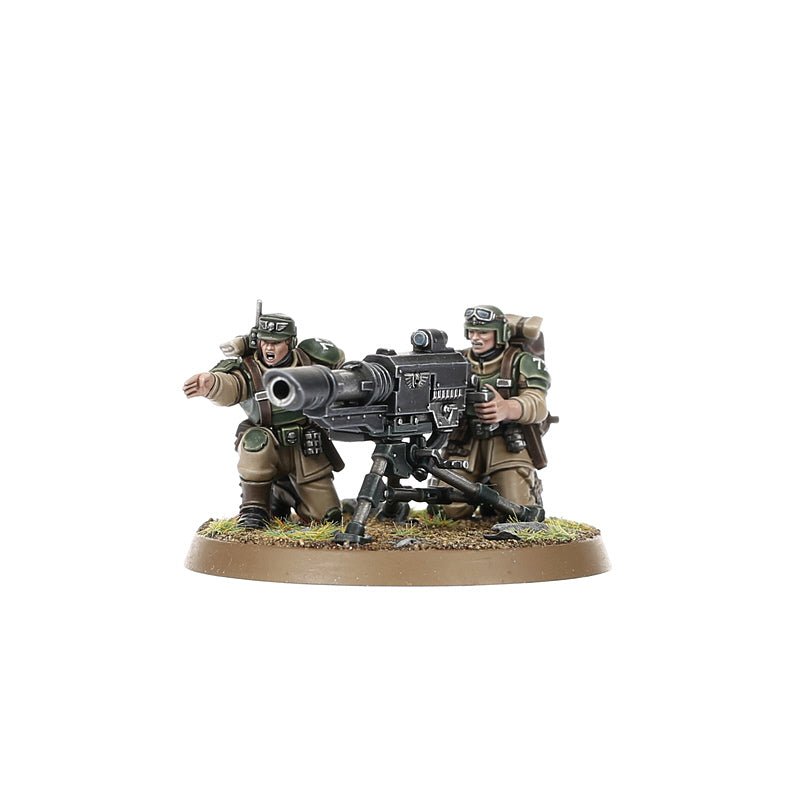 Astra Militarum: Cadian Heavy Weapons Squad painted miniature - Loaded Dice