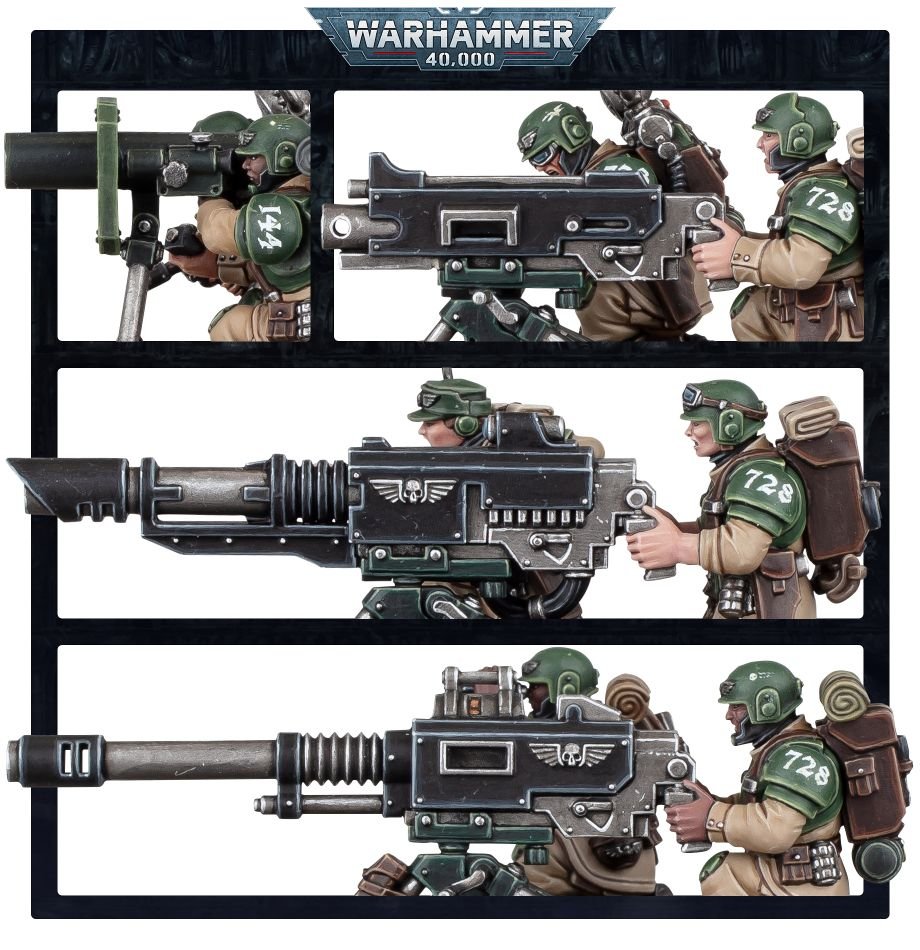 Astra Militarum: Cadian Heavy Weapons Squad - Loaded Dice