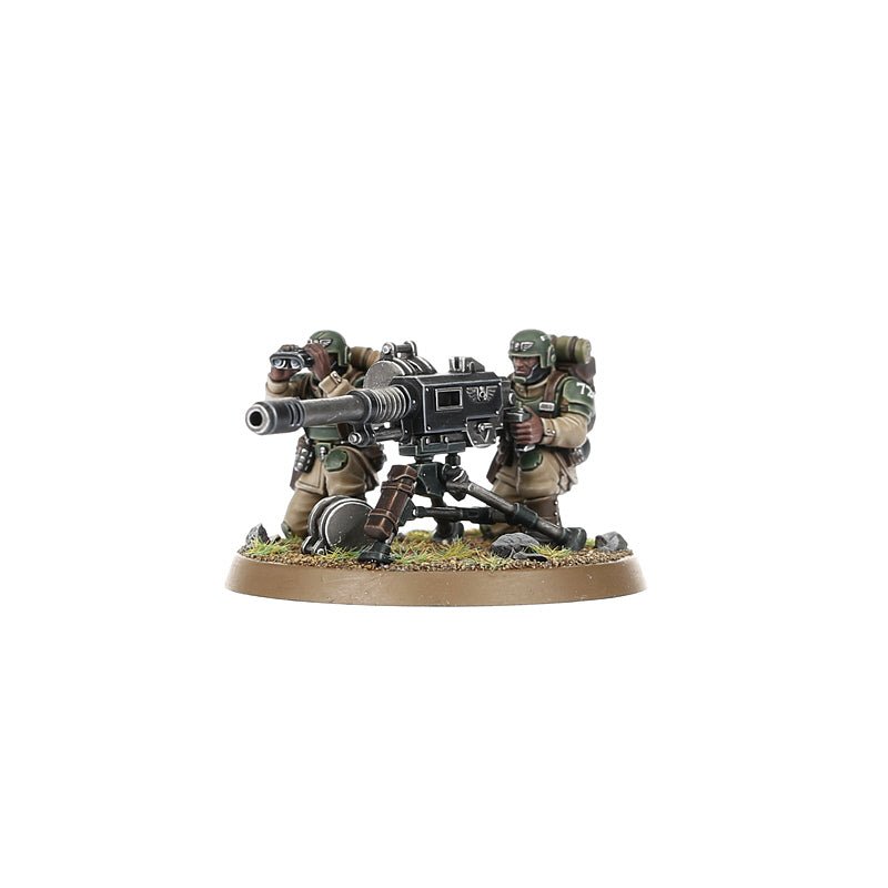 Astra Militarum: Cadian Heavy Weapons Squad painted miniature - Loaded Dice