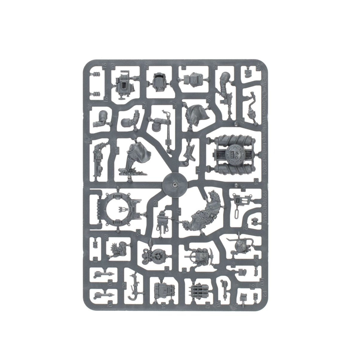 Astra Militarum Krieg Combat Engineers unpainted plastic sprue, frame 1 of 3