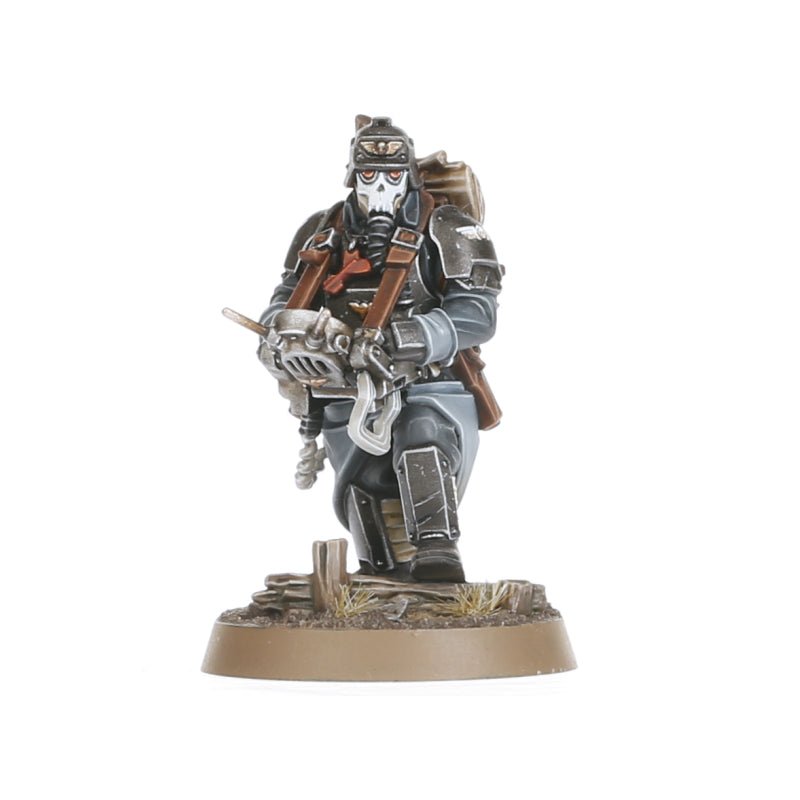 Astra Militarum: Krieg Combat Engineers painted miniature - Loaded Dice