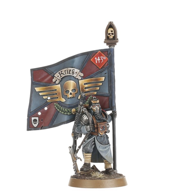 Astra Militarum: Krieg Command Squad painted miniature - Loaded Dice