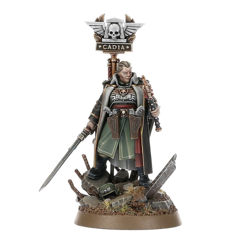 Astra Militarum: Lord Castellan Ursula Creed painted miniature - Loaded Dice