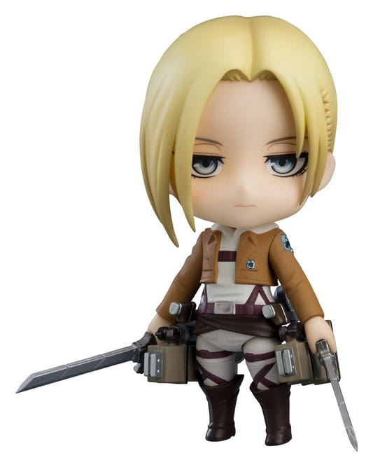 Good Smile Company Nendoroid Annie Leonhart from Attack on Titan holding dual blades