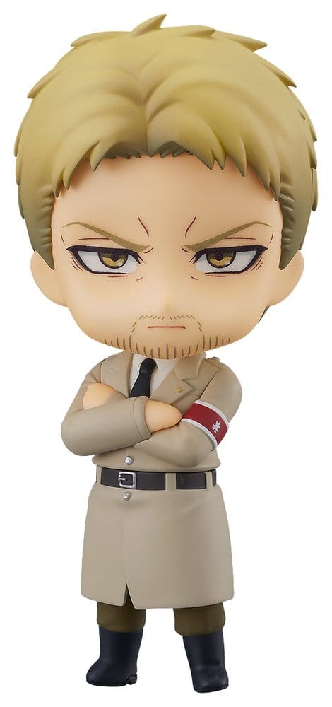 Good Smile Company Nendoroid Reiner Braun from Attack on Titan in Marley uniform, arms folded