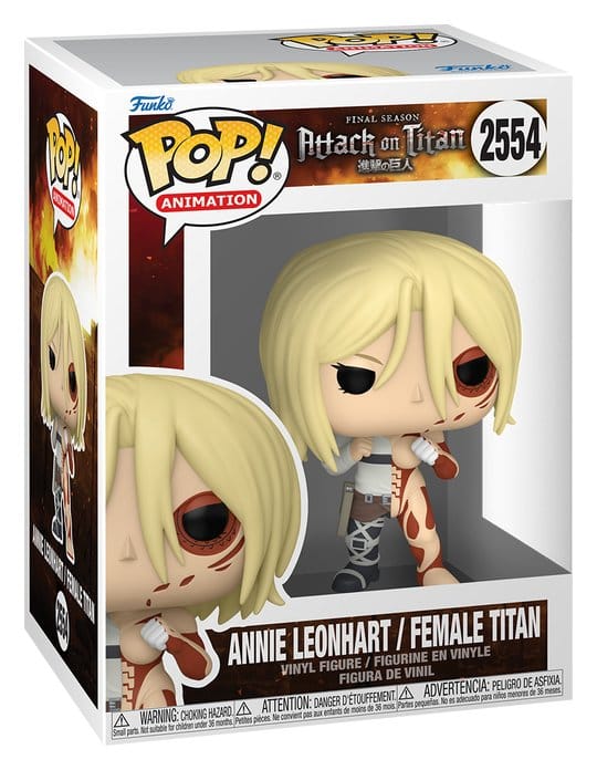 Attack on Titan Funko Pop! Annie Leonhart / Female Titan 2554 split figure in its window box