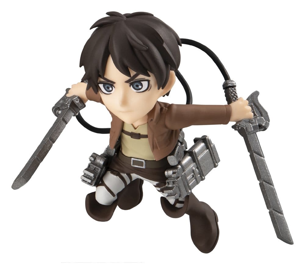 Megahouse Attack on Titan Tobimas figure of Eren leaping with twin blades and ODM gear