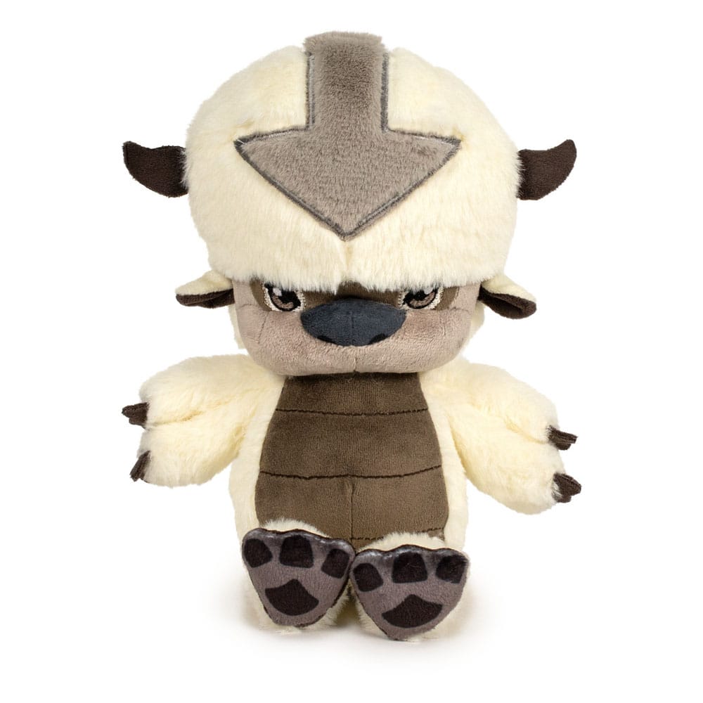 Avatar: The Last Airbender Appa plush, 21cm soft sky bison with arrow marking, front view