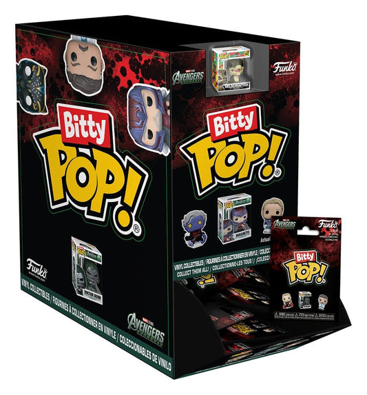Funko Bitty Pop! Avengers: Doomsday counter display box of 24 blind-packed mini figures