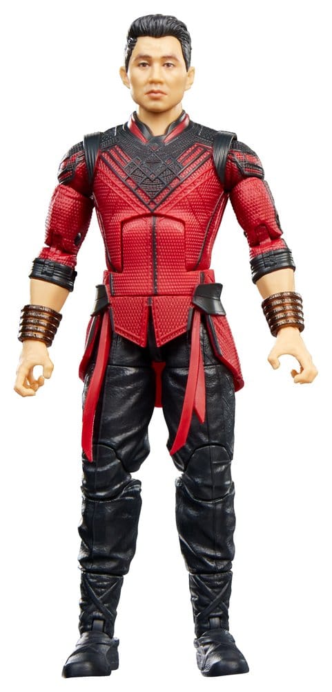 Marvel Legends Shang-Chi figure in red and black Avengers: Doomsday outfit, front view