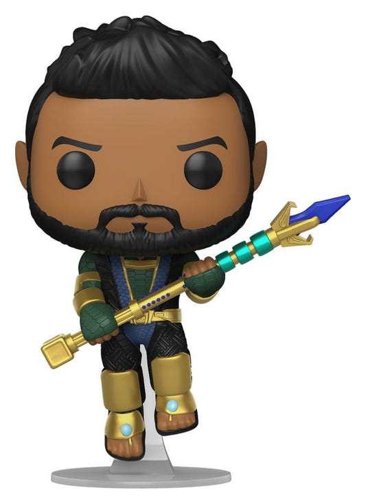 Funko Pop! Namor vinyl figure from Avengers: Doomsday holding a gold and green trident