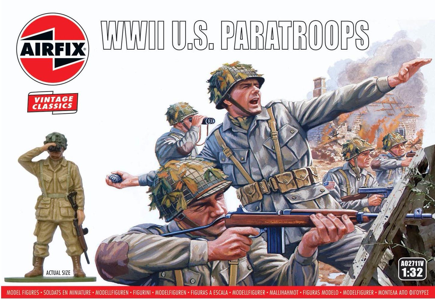 Airfix WWII US Paratroops (1:32) - Loaded Dice Barry Vale of Glamorgan CF64 3HD
