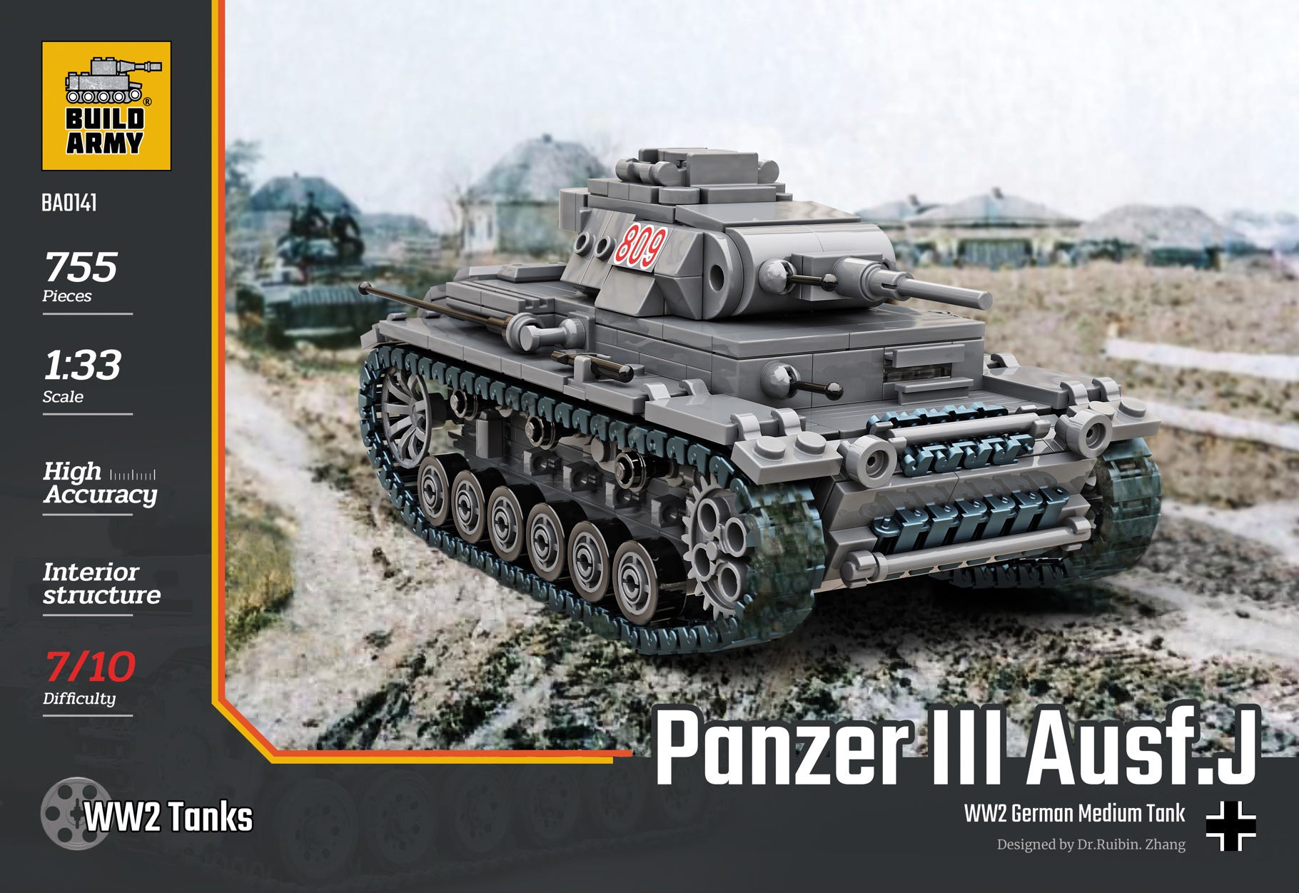 Buildarmy 1:33 Panzer 3 - B0141
