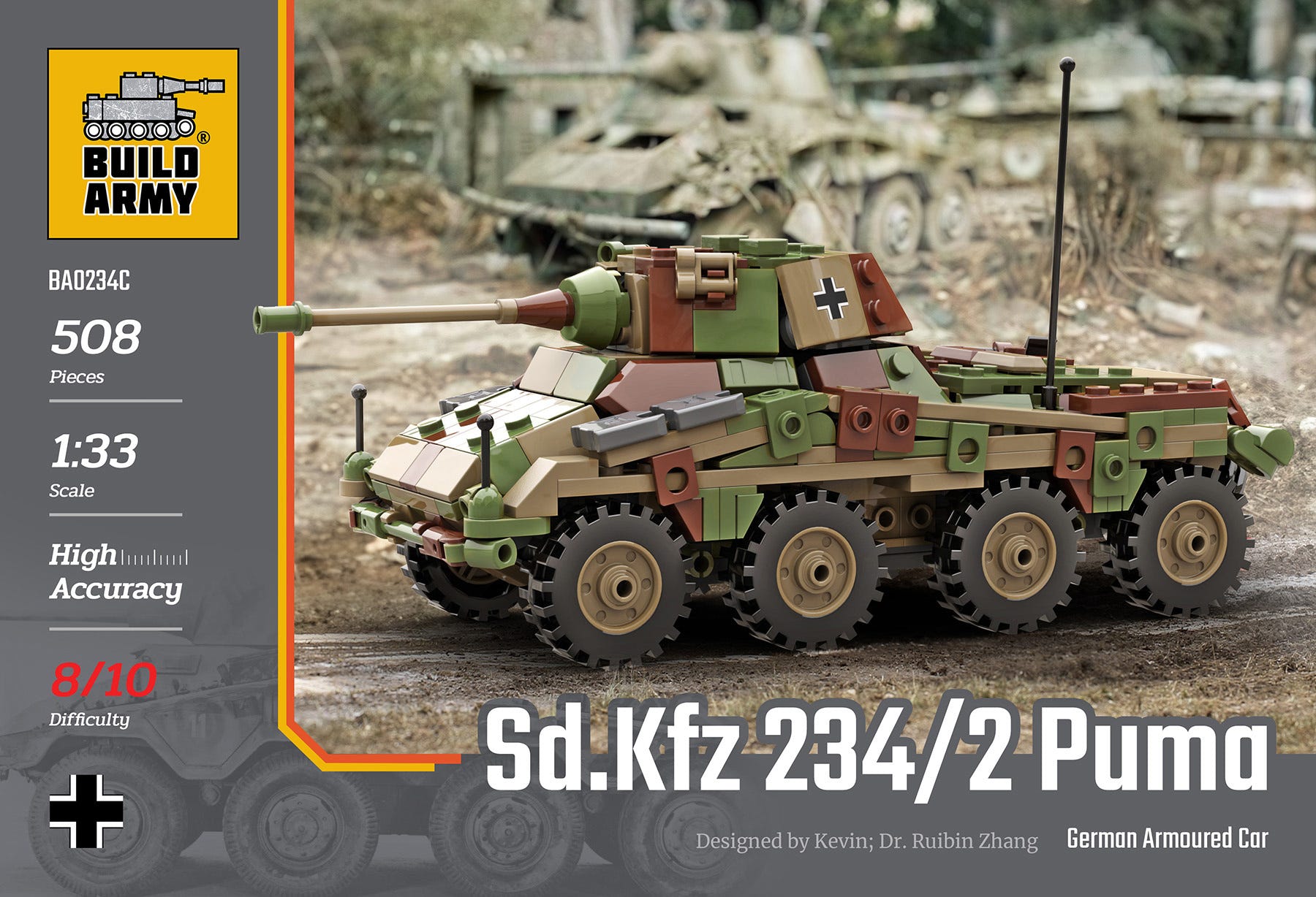 Buildarmy 1:33 Sd. Kfz. 234/2 Puma - B0234C