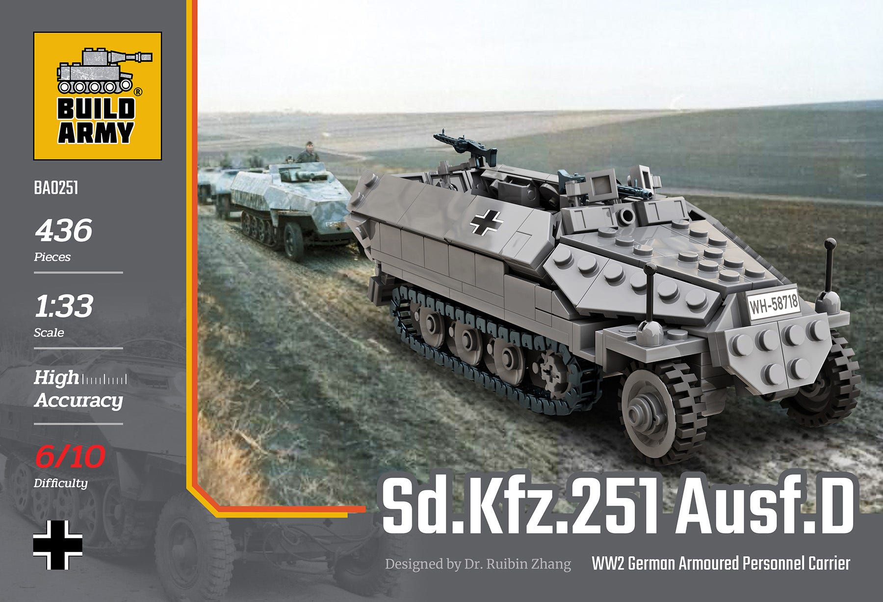 Buildarmy 1:33 Sd. Kfz. 251 Ausf.D - B0251
