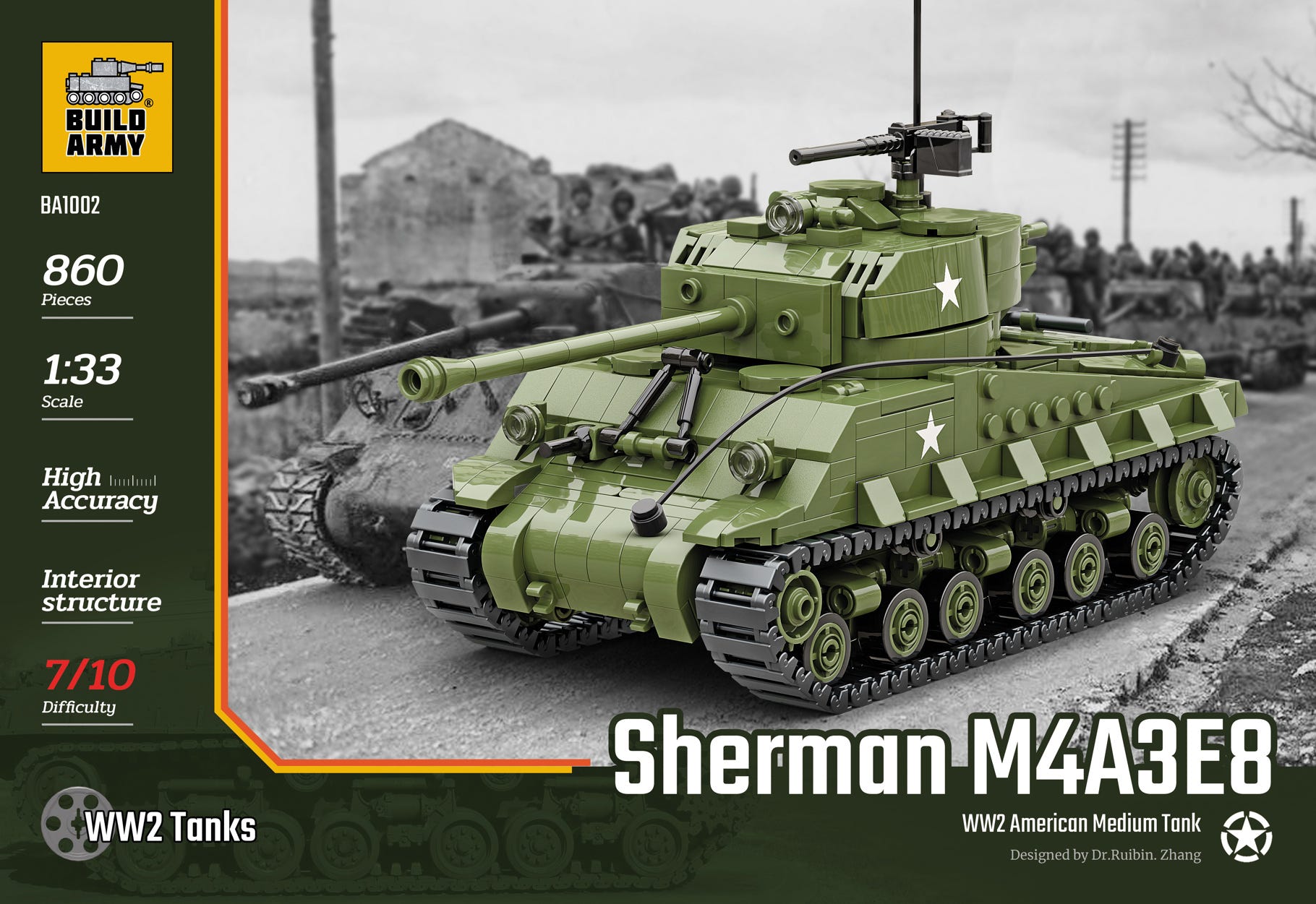 Buildarmy 1:33 M4A3E8 Easy8 - B1002
