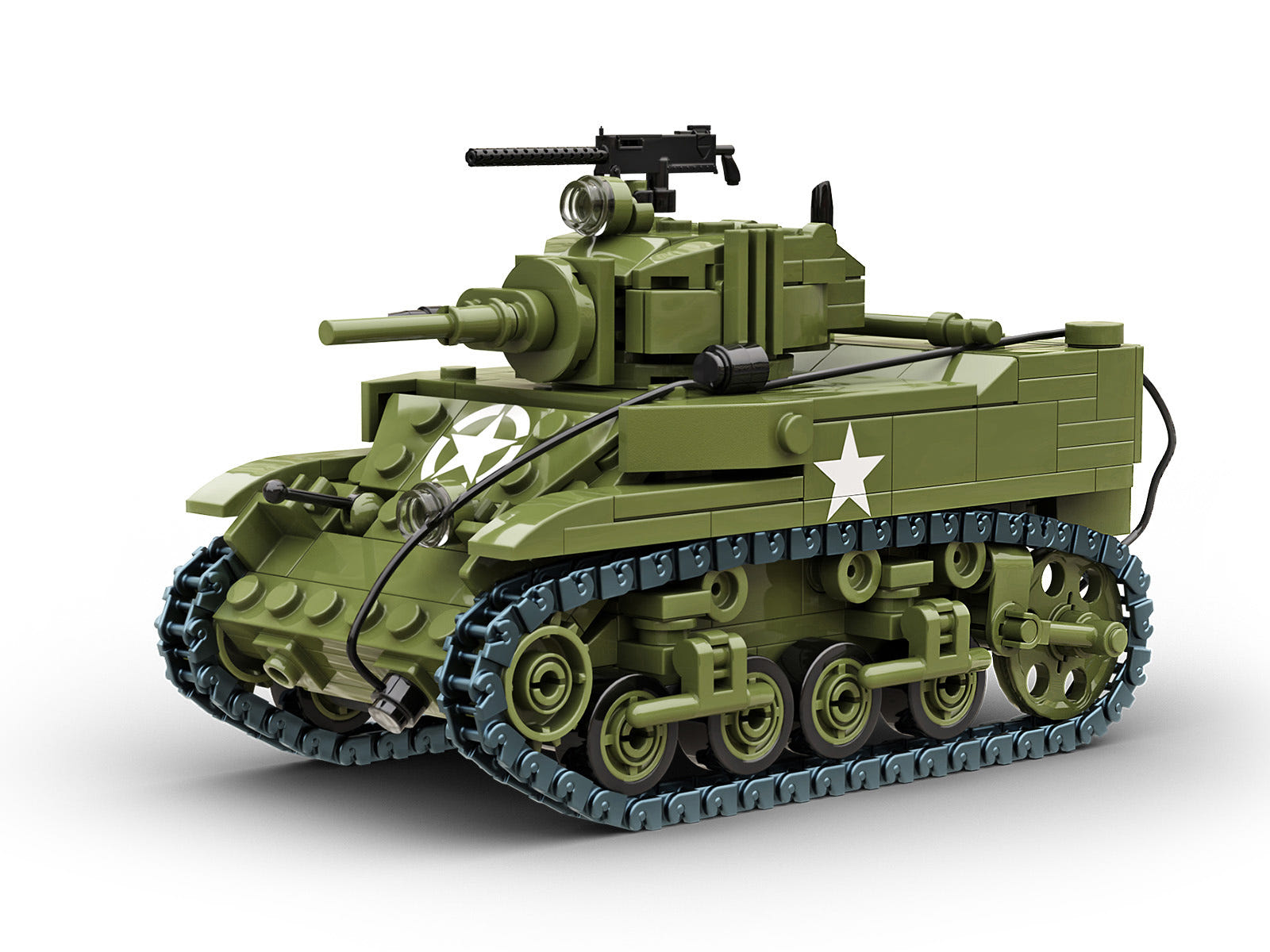 Buildarmy 1:33 M5A1 Stuart Light Tank - B1003