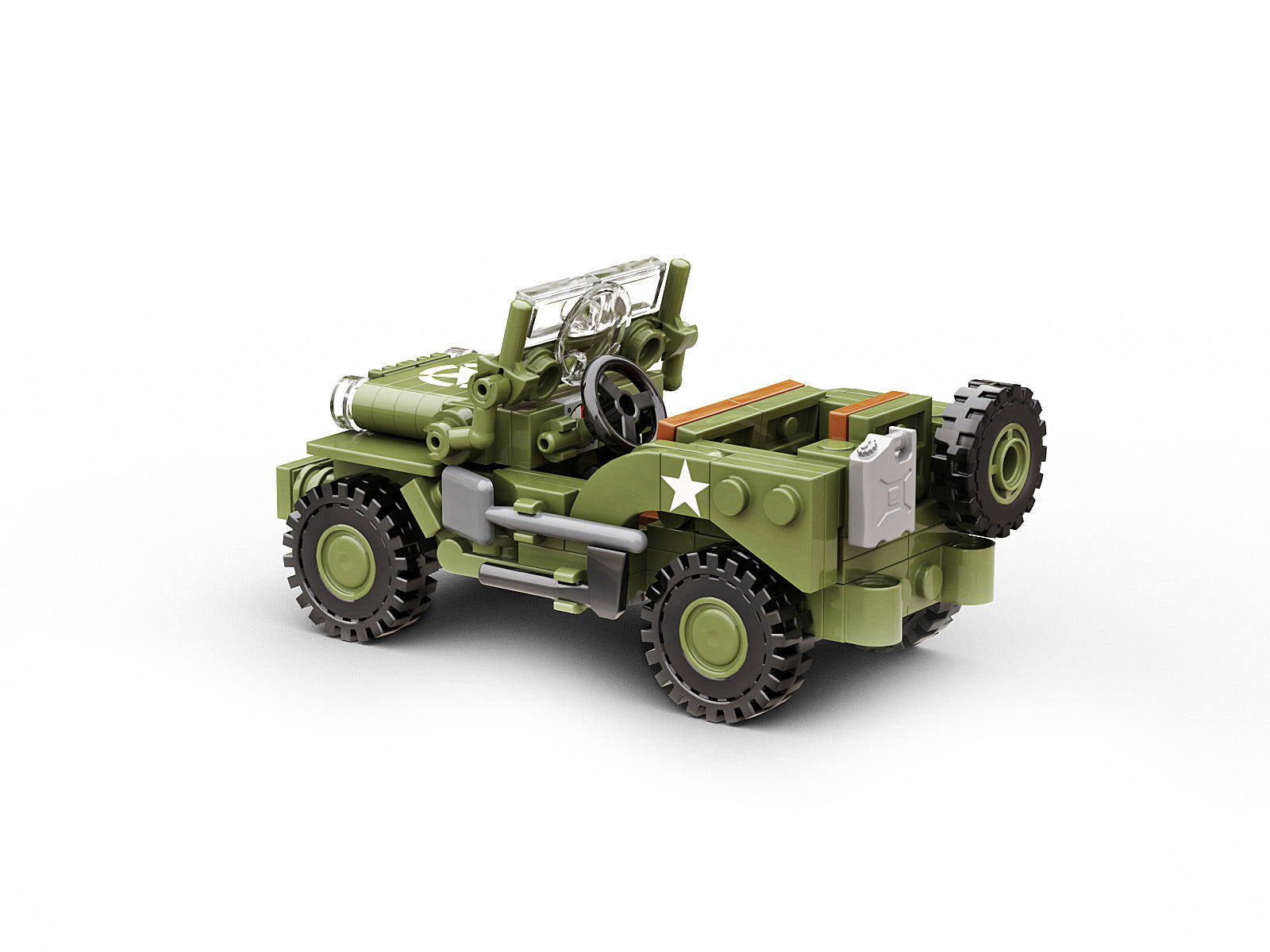 Buildarmy 1:33 Willys MB Jeep Utility Vehicle - B1101