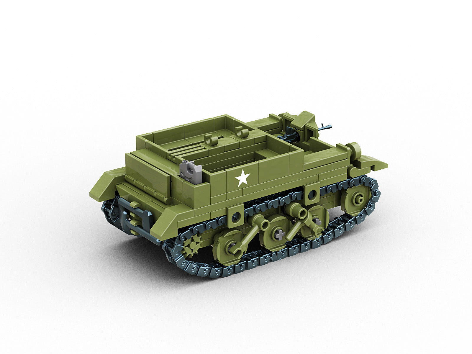 Buildarmy 1:33 Universal Carrier Armoured Tracked Vehicle - B2100